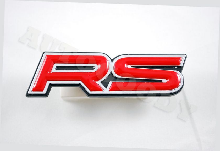 RS Emblem Badge Front Grille HONDA Fit Jazz Civic Vitz  