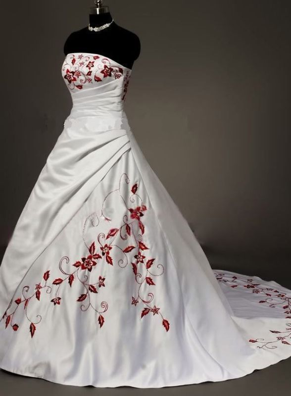 Stock Sleeveles fromal cheap Bridal Wedding Dress Prom Gown Sz 6 8 10 
