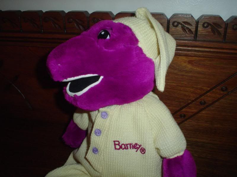 Barney in Pajamas 15 inch Stuffed Doll  