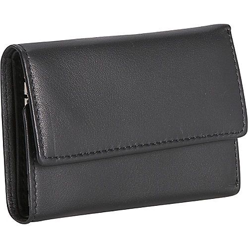 Royce Leather Leather Key Case Wallet   Black  