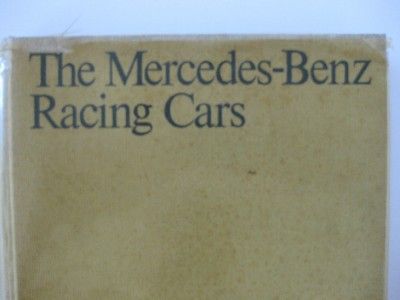 Mercedes Benz Racing Cars HB Book 1st Edition Vintage 1971  
