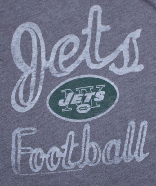   New York Jets Thermal Junk Food Vintage Graphic Ladies T Shirt  