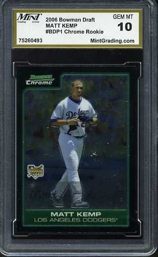 CLAYTON KERSHAW 2007 Bowman MGS 10 Rookie GEM Dodgers  