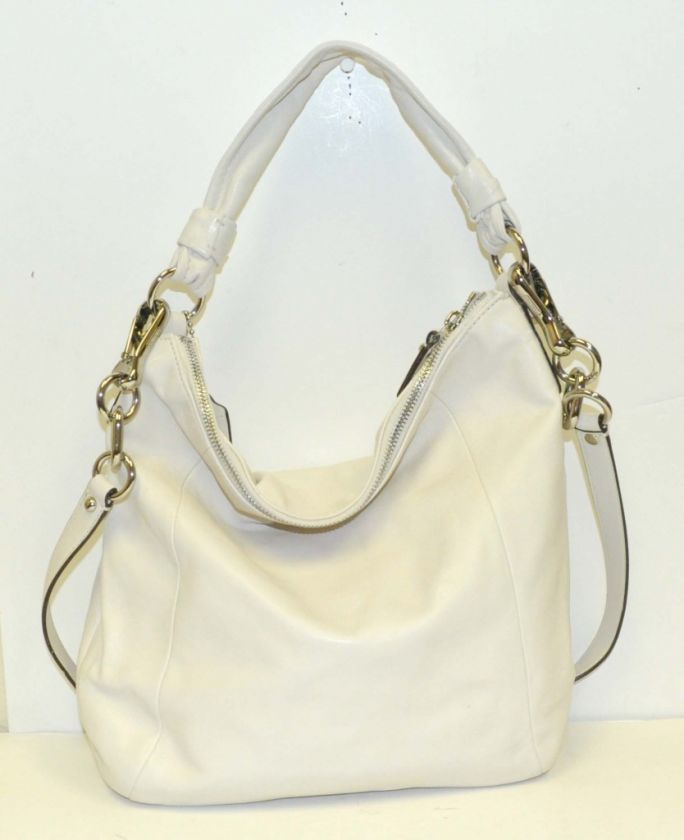 COACH 14769 Kristin Ivory Leather Hobo/Shoulder Bag*  