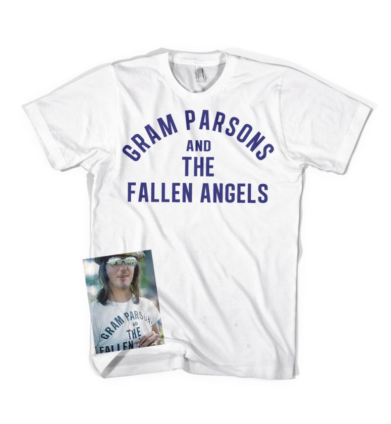 Gram Parsons Fallen Angels retro vintage t shirt  
