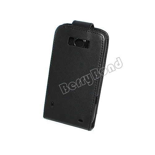   Case Pouch Cover PU Leather For HTC sensation XL G21 Black New  