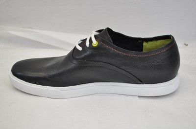 COLE HAAN LUNAR COOS 3 EYE OX (CFT) BLACK LEATHER WHITE SOLE OXFORD $ 