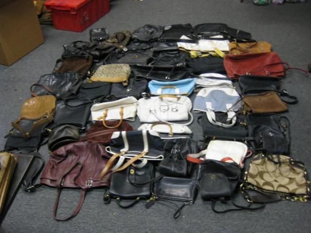 Wholesale Coach Lot of 50 Black Brown Red Leather Purse Handbag Bag 