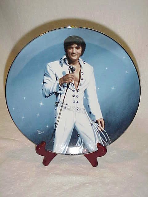 King of Las Vegas from the Elvis Presley In Performance Series Plate 