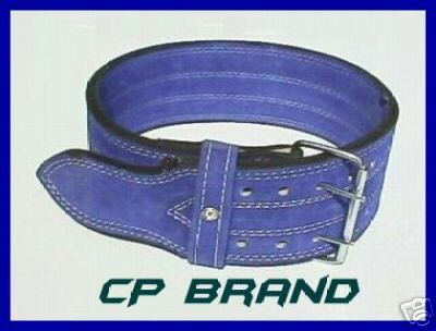 CP BRAND NEW POWER WEIGHT LIFTING BELTS BLUE FREE SHIP  