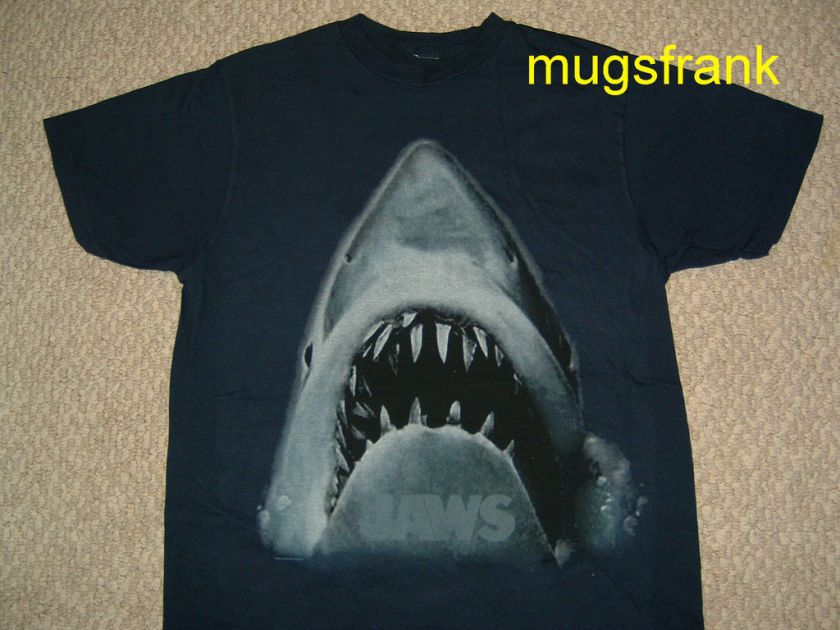 New Jaws Movie Shark Mouth Open T Shirt  