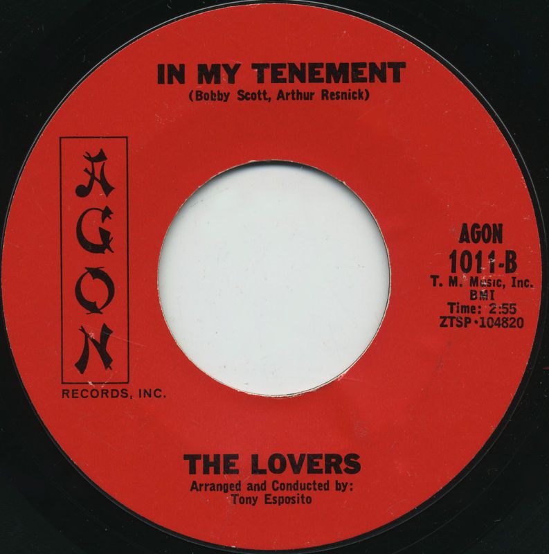 Rare Northern Soul/Doo Wop 45 The Lovers In My Tenement  