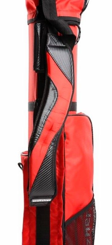 Red Golf Range Bag Sunday Carry Travel Light Pitch and Putt Par 3 Bag 