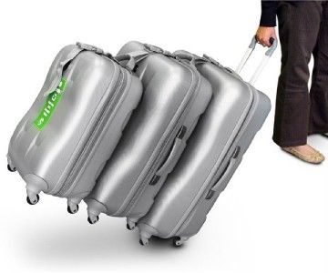 Heys Eco Case Spinner Luggage Set Piggy Back TURQUOISE  